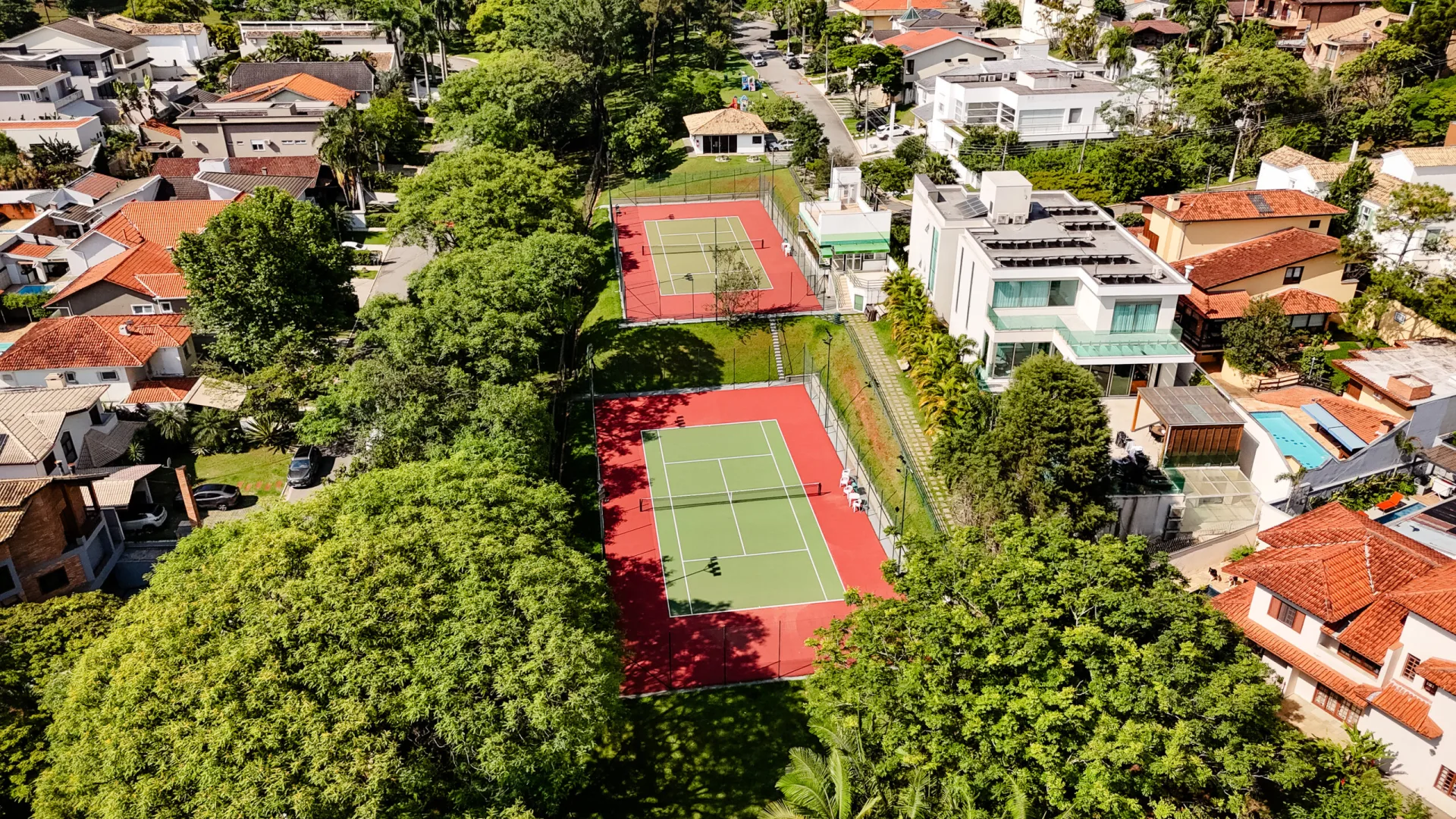 Vista aérea do Residencial 10 em Santana de Parnaíba