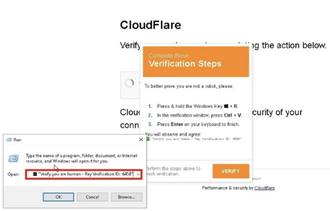 Hackers estão usando telas falsas de verificação Captcha para ataques